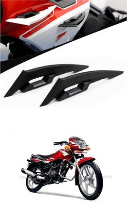 GONAMA Universal Black Wing Side Helmet Spoiler Aerodynamic Wing Dynamic Helmet SG38 Handle Bar Grip For Honda CBR 250R
