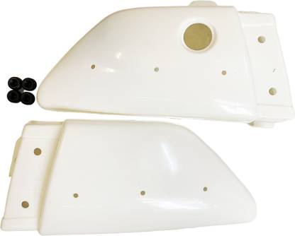 road religion Yamaha RX100 / RXG 135 Side Panel (without paint) with 4 pcs rubber fitting Bike Fairing Kit