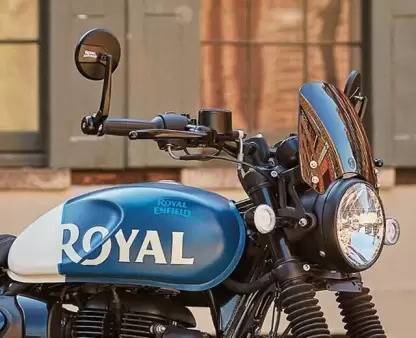 aqrin Manual Driver Side, Dual Mirror, Rear View Mirror For Royal Enfield 1 Series