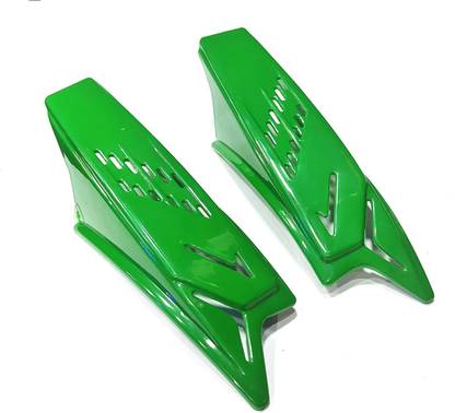 Gogna Mart Helmet Spike/Mohawk |Shark Fins| Black HP-7 Bike Fairing Kit
