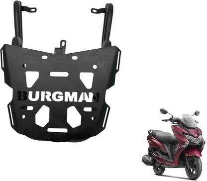 VermsBikers Burgman Top Rack Sturdy Rear Tail Luggage Carrier Rack Black Bike Fairing Kit