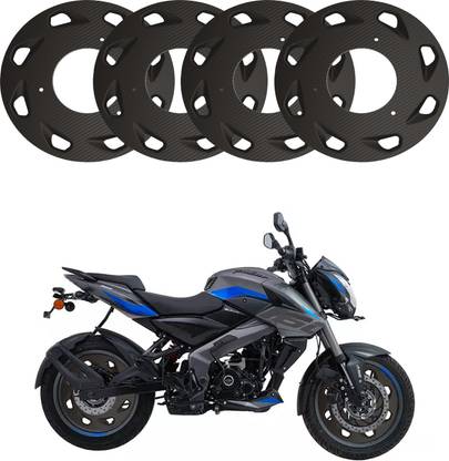 ASRYD 17 Inch 4 Pcs ABS Plastic PRO Disc Bike Wheel Cover For Bajaj Pulsar NS 200 Bike Fairing Kit