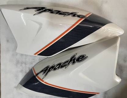 A.A.I Apache RTR 160 180 Tank Cover (White) Bike Fairing Kit