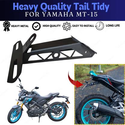 ENEMYT ALUM6 GOOD QUALITY MT 15 RACING TAIL TIDY WITH KEY HOLE CAP Bike Number Plate