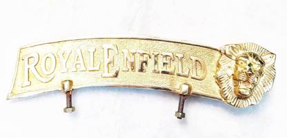 road religion Front Mudguard Brass Lion Plate for Royall Eenfield Bullet Bike Fairing Kit