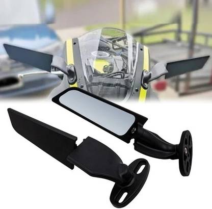 Moto Genius Adjustable Wing Rear view | Stealth Mirrors For Ninja, R15, Gixxer Bike Fairing Kit