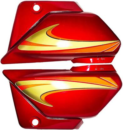 THE ONE CUSTOM HERO SPLENDOR RED SIDE PANEL Bike Fairing Kit