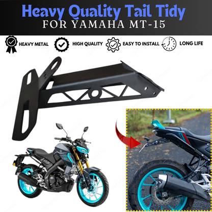 ENEMYT ALUM3 GOOD QUALITY MT 15 RACING TAIL TIDY WITH KEY HOLE CAP Bike Number Plate