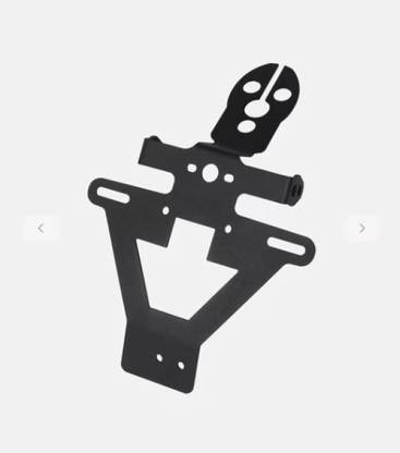 Gogna Mart Bullet Meteor 350 Tail Tidy Number Plate Holder (Black) Bike Fairing Kit