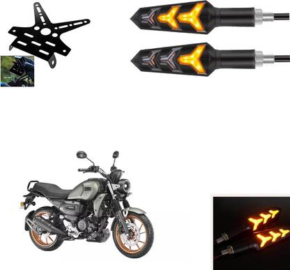Vagary Bike Running Indicator With Number Plate Holder/Tail Tidy Yamaha FZ X Bike Fairing Kit