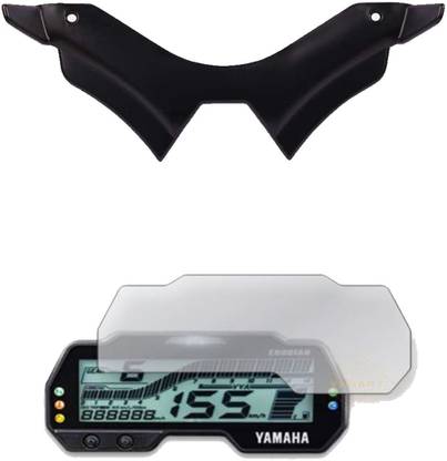 Vagary Black Winglet With Screen Protector for Yamaha MT 15 Bike Fairing Kit