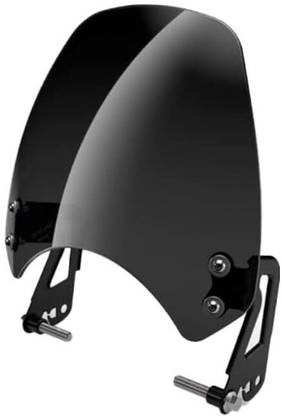BOCACHICA Hunter 350 tinted Windshield Protector Bike Windshield with necessary fittings Bike Windshield
