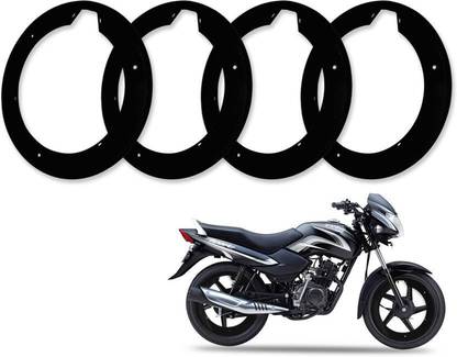 DAZZRIDE New Embossed Pattern 18 inch ABS Plastic Wheel Cover 4pc For TVS_SPORT Bike Fairing Kit