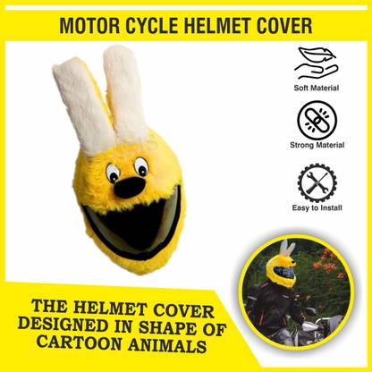 Allowing AWG- Heavy Quality Rabbit Design Bunny Helmet Cover for Full Helmet Bike Fairing Kit