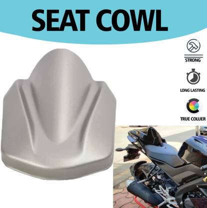 ASRYD Seat Cowl Pilluion Seat Cover for Single Seat for Yamaha R15 V3, Gloss Silver Bike Fairing Kit