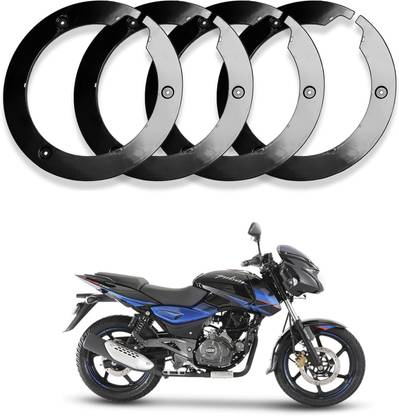 Sunriders Pulsar 150 Bike Wheel Cover 17 Inch 4 pc ( Black) Wheel Cover For Bajaj NA