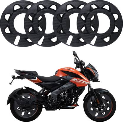 ASRYD 17 Inch 4 Pcs ABS Plastic PRO Disc Bike Wheel Cover For Bajaj Pulsar NS160 Bike Fairing Kit