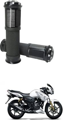 PROEDITION Motorcycle Rubber Hand Grip For 7/8" 22mm Handlebar 206 Handle Bar Grip For TVS Apache RTR 180