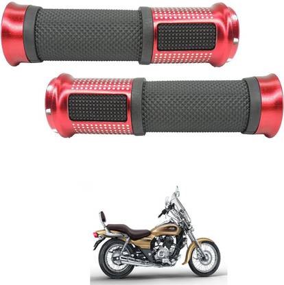 PRTEK Motorcycle Rubber Hand Grip For 7/8" 22mm Handlebar 599 Handle Bar Grip For Bajaj Avenger 220 DTS-i