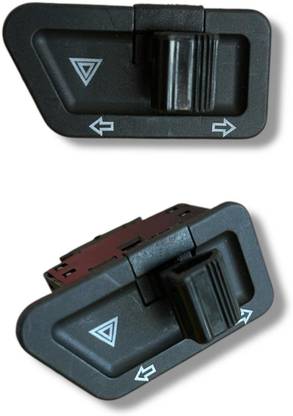Shinify Universal Parking Hazard Indicator Switch Handle Bar Grip For Hero, TVS, Suzuki, Honda, Yamaha Ray, Maestro, Access 125, Burgman Street 125, Jupiter, Wego, Pep Plus, Activa, Dio