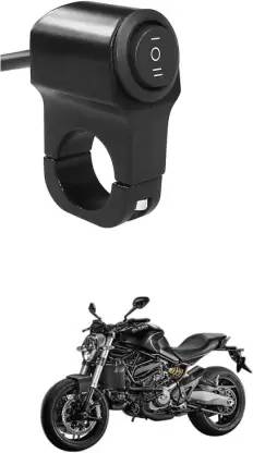 Aayatouch Push Button Switch Control CNC Aluminum 10 A One Way Electrical Switch Handle Bar Grip For Hero Universal For Bike