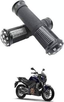 SWITCHDREAM BLACK BIKE HANDLE GRIP SD12 Handle Bar Grip For Bajaj Dominar 400, Universal For Bike