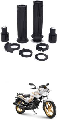 PROEDITION Motorcycle Rubber Hand Grip For 7/8" 22mm Handlebar 150 Handle Bar Grip For TVS Star City