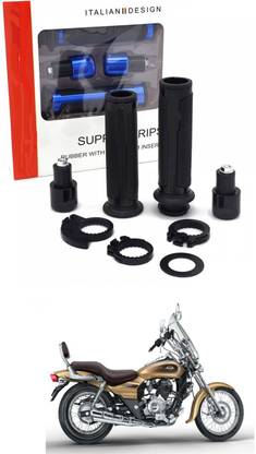 PECUNIA Motorcycle Hand Grips Anti-Skid Handlebar Rubber Bar End 20 Handle Bar Grip For Bajaj Avenger 220 DTS-i