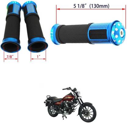 PECUNIA Motorcycle Hand Grips Anti-Skid Handlebar Rubber Bar End 403 Handle Bar Grip For Bajaj Avenger 220 DTS-i