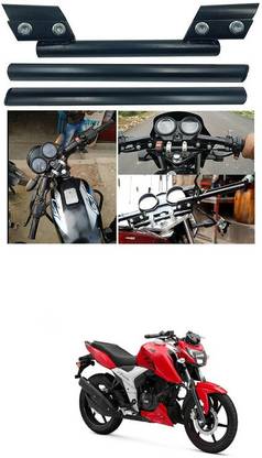 PRTEK 22mm 7/8" Motorcycle Handlebar Universal For Bike 12 Handle Bar Grip For TVS Apache RTR 160