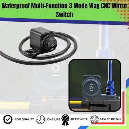 ENEMYT CN4 CNC MIRROR FITTING SWITCH Handle Bar Grip For Universal For Bike Universal For Bike