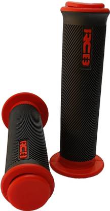 Hybrid Motors RCB GRIP RED Handle Bar Grip For Universal For Bike Universal For Bike
