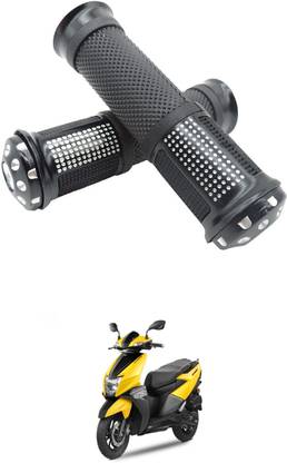 PRTEK Motorcycle Hand Grips Anti-Skid Handlebar Rubber Bar End 308 Handle Bar Grip For TVS NA