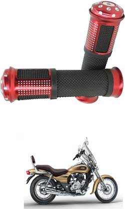 PECUNIA Motorcycle Hand Grips Anti-Skid Handlebar Rubber Bar End 599 Handle Bar Grip For Bajaj Avenger 220 DTS-i
