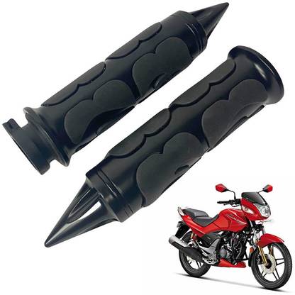Dhe Best Bike Stylish Rubber Handlebar Black For Hero CBZ Xtreme Handle Bar Grip For Hero CBZ Extreme
