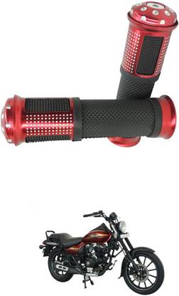 PECUNIA Motorcycle Hand Grips Anti-Skid Handlebar Rubber Bar End 596 Handle Bar Grip For Bajaj Avenger 220 DTS-i
