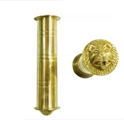 MODAROCK Brass Lion Face Handle Bar Grip Handle Bar Grip For Royal Enfield NA