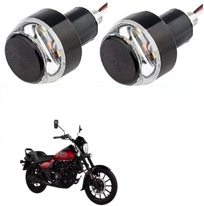 JMA TRADING Handlebar End Lights, White and Blue, (Set of 2)_71 Bike Handlebar Weights