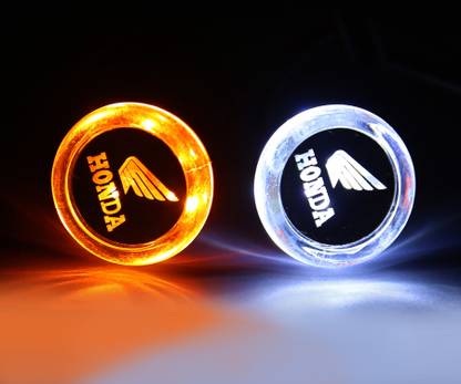Deviant Buzz Handle Bar Weight Light For Universal Bike Honda All Model's (Orange & White) Bike Handlebar Weights