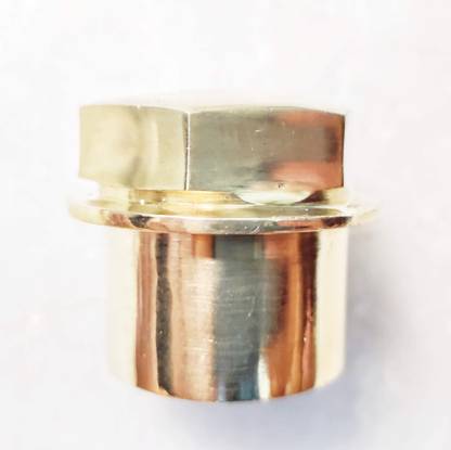 road religion Brass Lock Nut for Bullet Bikes - Compatible with All The Models Bike Handlebar Weights