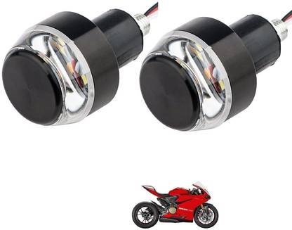 KOZDIKO Motorcycle Turn Signal LED Handle Bar Light Compatible with 1299 PANIGALE Bike Handlebar Weights