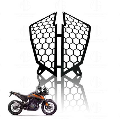 Moto Genius Front Headlight Grill Guard for KTM Adventure 250/390 Bike Headlight Grill