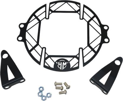 HIMOTORS RE Headlight Grill Jali Compatible for Hunter 350 Light Guard Hunter BLK01 Bike Headlight Grill