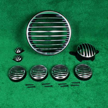 MEYOU BULLET CLASSIC DIAMOND HEADLIGHT GRILL SET FOR ALL CLASSIC MODELS (SET OF 8) Bike Headlight Grill