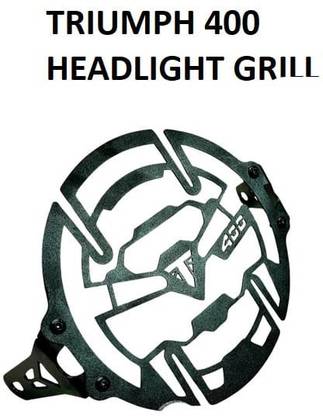 BSI Triumph Speed 400 Headlight Grill Frame Guard Bike Headlight Grill