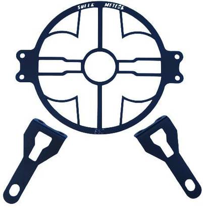 B.K Accessories Heavy Duty Headlight Grill/Jali Compatible for RE Super Meteor 650 Light Guard Bike Headlight Grill