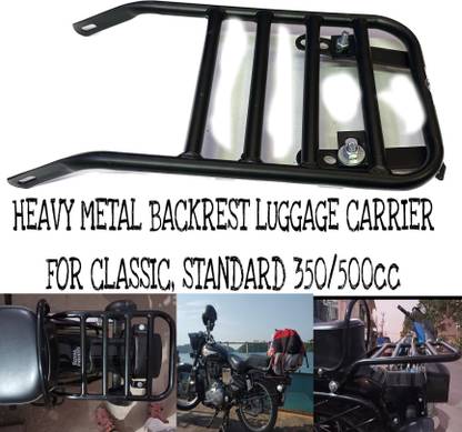 imad LUGGAGE CARRIER FOR CLASSIC STANDARD 350/500CC Bike Headlight Grill