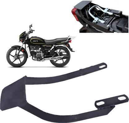 DAZZRIDE Metal Black Rear Seat Tail Protector For Splendor, Splendor Pro, Splendor Plus Bike Headlight Grill