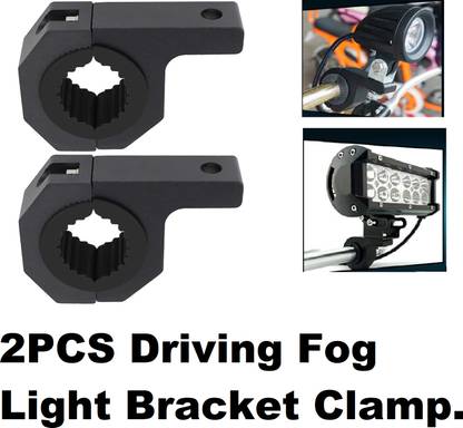 SRPHERE 2PCS LED Light Bar Horizontal Bar Clamp Mounting Kit Fit Bike Headlight Mount