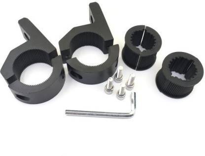 way2gmart 1 set Aluminum Fog Light Clamp 25-30MM 1-1.2" Bike Turn Signal Indicator Bracket Bike Headlight Mount